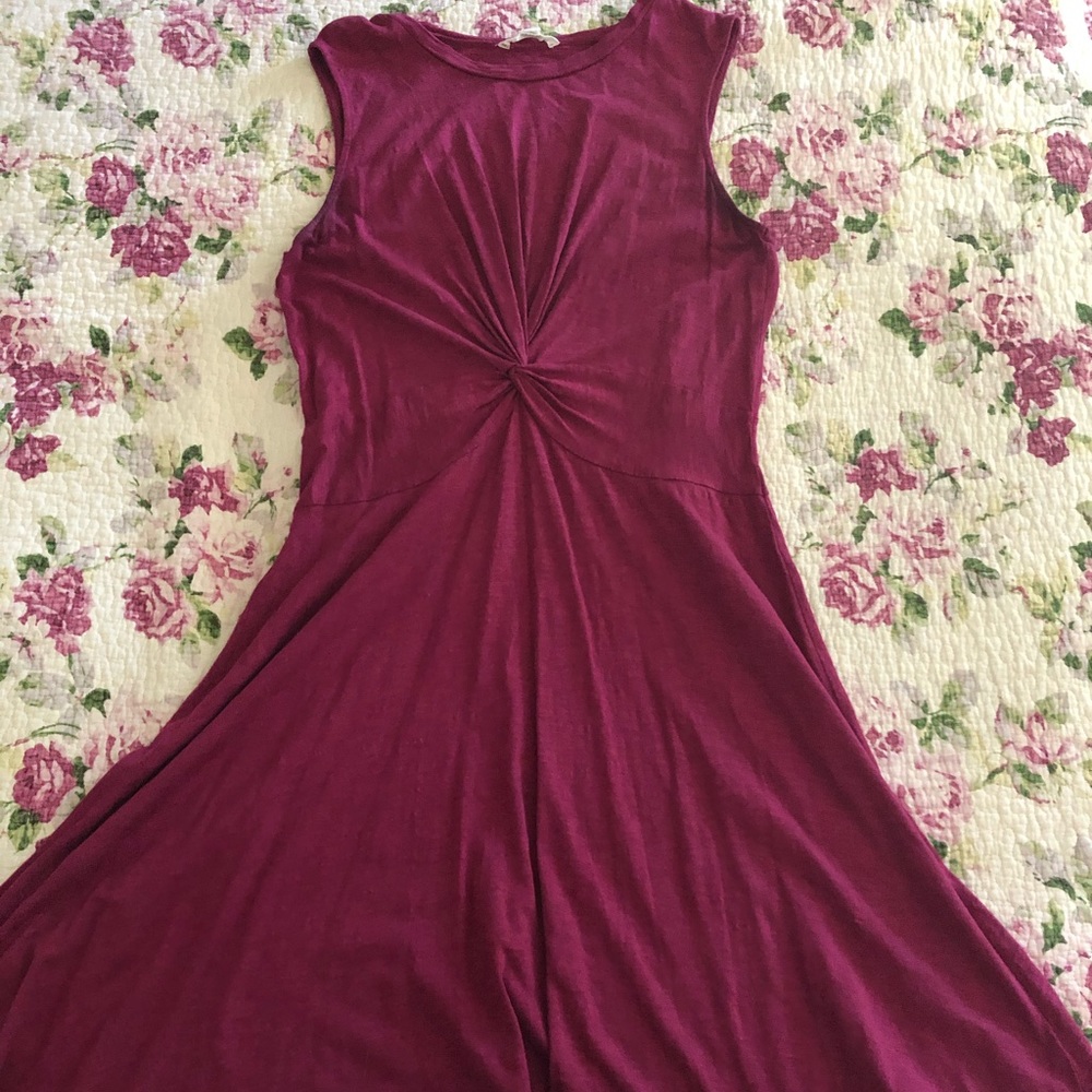 Caslon Gathered Waist Sleeveless Dress
